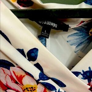 Floral Wrap Dress UPS & DOWNS